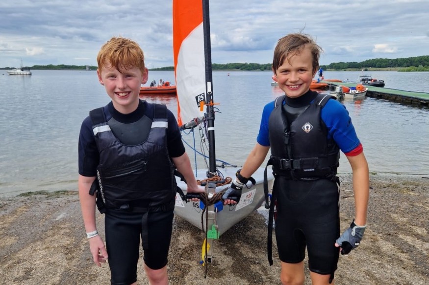 Junior sailing stars shine at RS Tera Inland Championship
