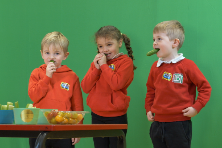 Helping make children veg chomp-ions across Wales