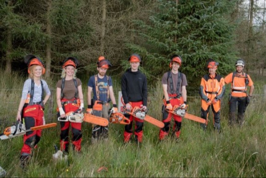 Successful completion of forestry skills training programme