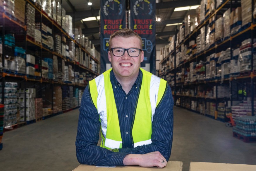 Young man's role with food giant after starting as schoolboy