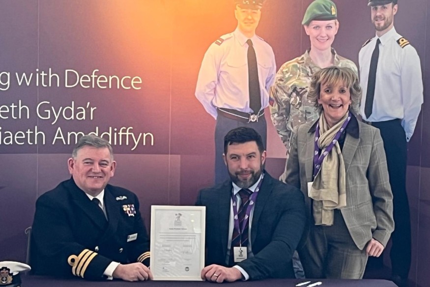 Leading North Wales school earns Armed Forces Awards