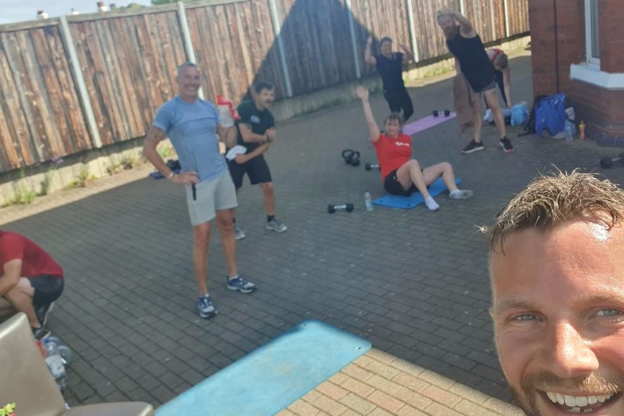 Colwyn Bay fitness group hold 12 hour fitness challenge