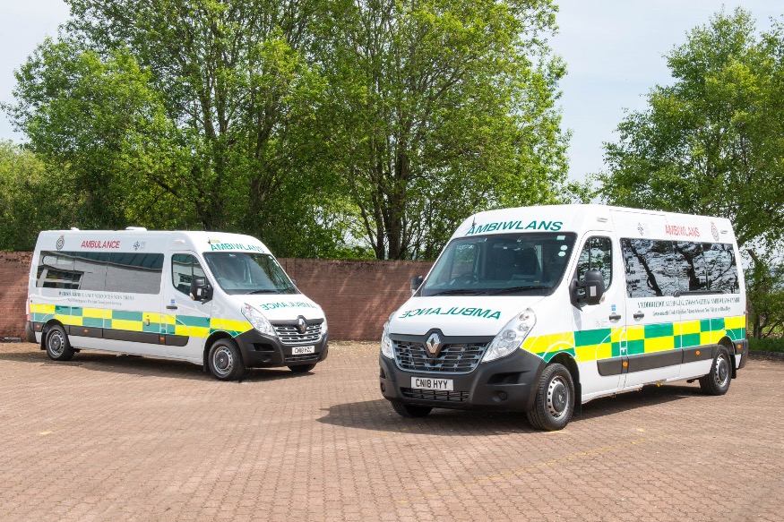 Investment of over £10m to fund 84 new ambulances in Wales