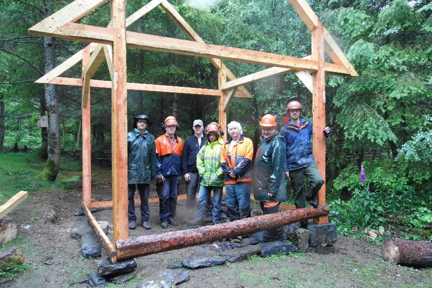 Conwy Valley therapy group promotes wellbeing in the trees