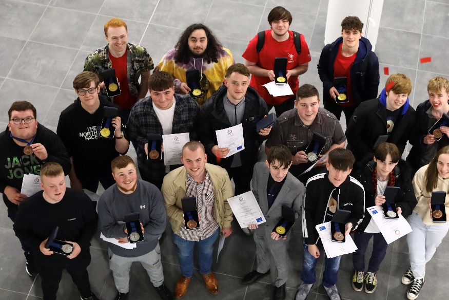50 medals for Coleg Cambria learners at national skills ceremony
