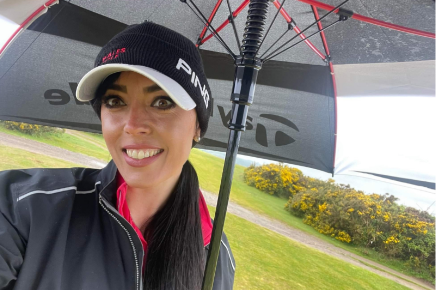 Healthcare worker tees off for Wales after Crohn's battle