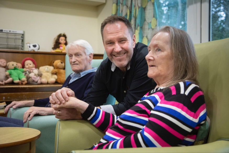 Actor Emyr experiences care home work for new film