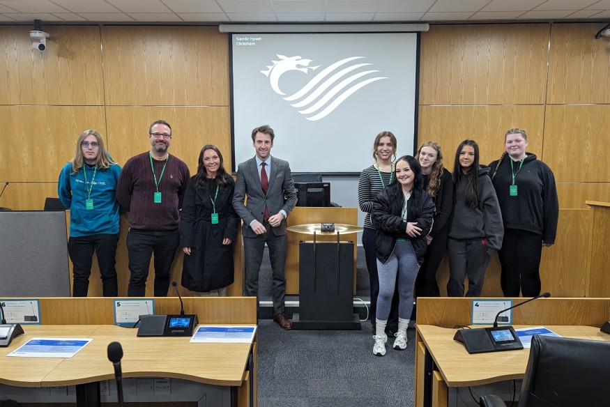 Local law students meet Members of the Senedd in Cardiff