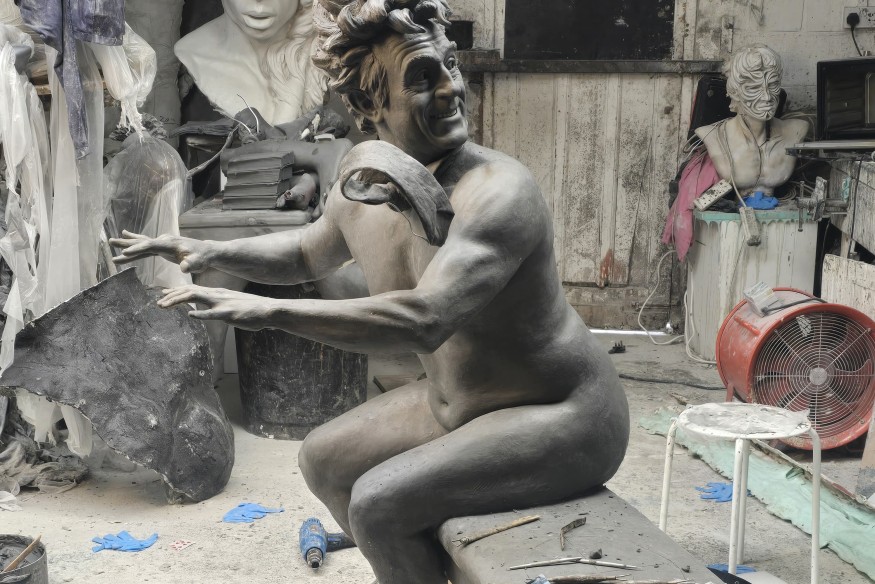 Bay readies for unveiling of Terry Jones Nude Organist Statue